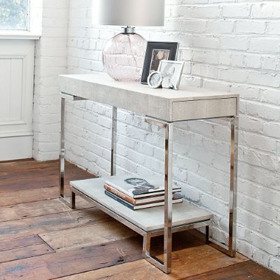 Shagreen Console Table Frontgate