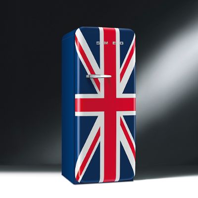 SMEG 50s Style Union Jack Refrigerator Frontgate