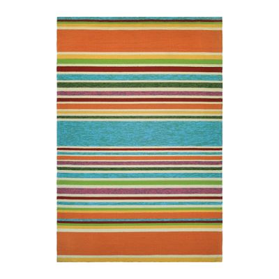 Summer Stripe Outdoor Rug Frontgate