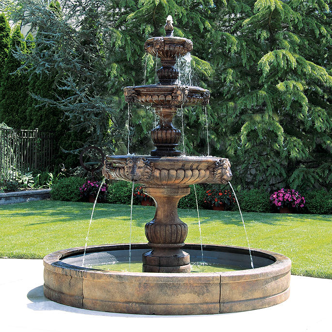 Three-Tier Grandessa Fountain | Frontgate