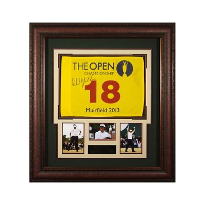 Phil Mickelson Signed 2013 British Open Flag | Frontgate