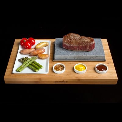 Lava Rock Cooking Stone Set Frontgate