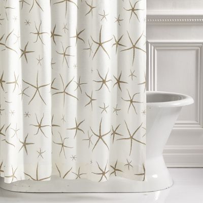 Tybee Natural Shower Curtain Frontgate