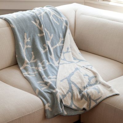 Reversible Coral Throw | Frontgate