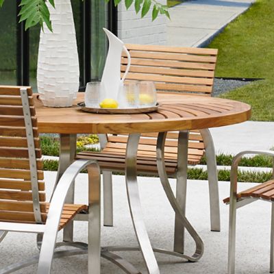 Tommy Bahama Tres Chic Round Dining Table | Frontgate