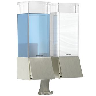 Linea Double Shower Dispenser Frontgate
