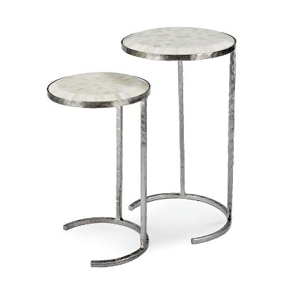 Bone Veneer Nesting Tables Frontgate