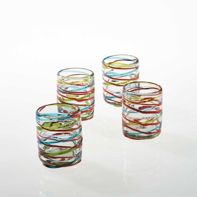Margaritaville Swirl Old Fashioned Glasses, Set of Four Frontgate