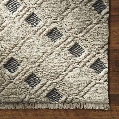 Ensley Natural Viscose Area Rug Frontgate