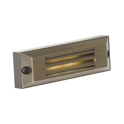 Solid Brass LED Step Light Frontgate
