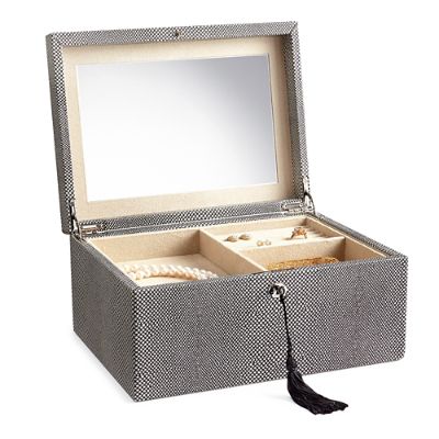 WOLF Shagreen Jewelry Box Frontgate