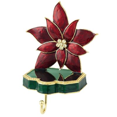 Poinsettia Stocking Holder Frontgate