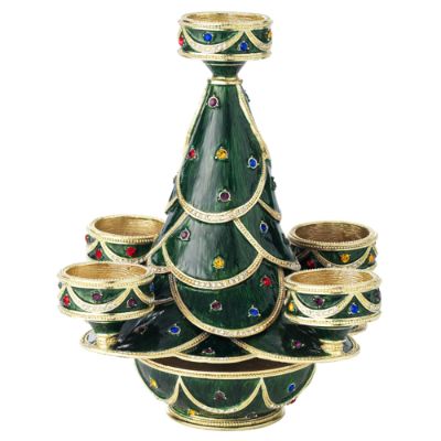 Enamel Christmas Tree Tea Light Holder Frontgate