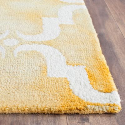 Golden Dip Dye Area Rug Frontgate