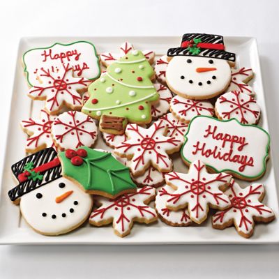 Happy Holidays Frosted Cookies Frontgate