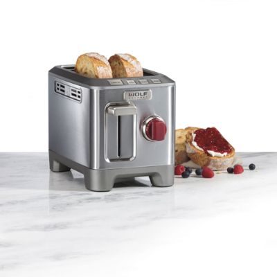 wolf toaster gourmet slice countertop oven convection four frontgate knob extra wide appliances quick stainless steel ovens