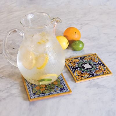 Spanish Garden Hand Painted Trivets, Set of Two Frontgate