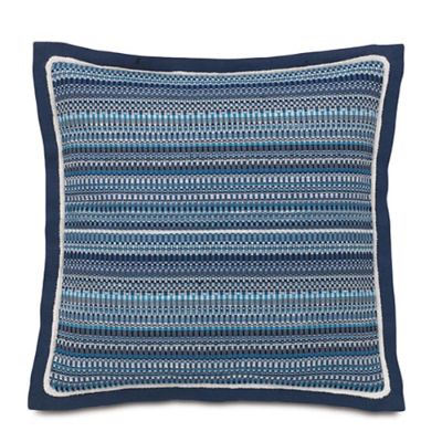 Grover Indigo Fringe Decorative Pillow Frontgate