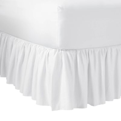 Magnolia Filly White Bed Skirt | Frontgate