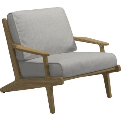 Bay Lounge Chair with Cushion by Gloster Frontgate