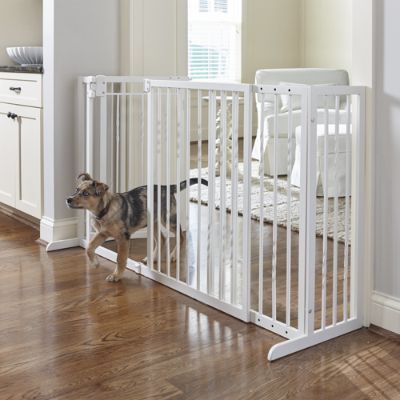 freestanding walk over pet gate