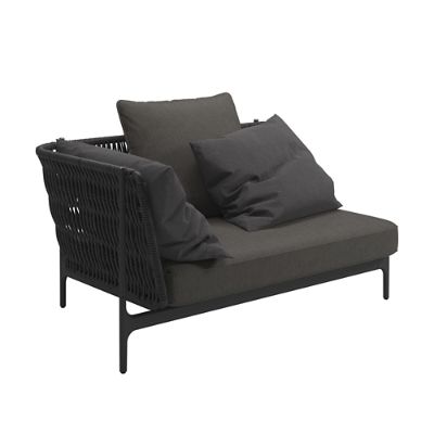 Grand Weave Right Corner Chair by Gloster Frontgate