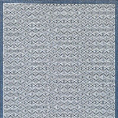 Sea Pier Diamond Pattern Indoor/Outdoor Rug with UV Protection & Easy Clean