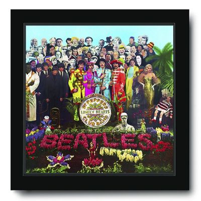 The Beatles 3D Sgt Pepper Album Cover Acrylic Collage | Frontgate