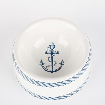 Nautical Dog Bowl Frontgate