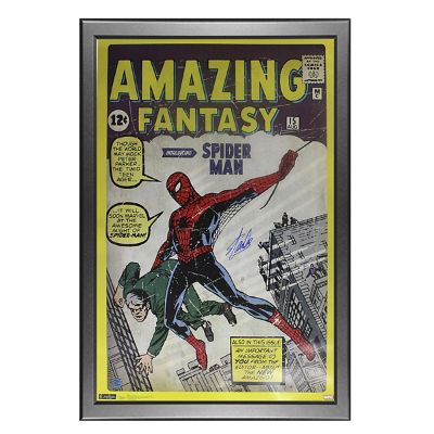Stan Lee Signed Spider-Man Comic Book Poster | Frontgate