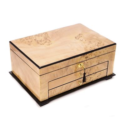 メープル ジュエリーBOX Lacquered Birdseye Maple Jewelry Box | Frontgate