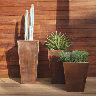 Tapered Copper Planter | Frontgate