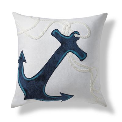 Nautical Anchor Outdoor Pillow Frontgate