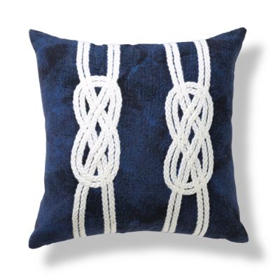Nautical Double Knot Outdoor Pillow Frontgate