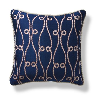 Nautical Rope Outdoor Pillow with Cording Frontgate