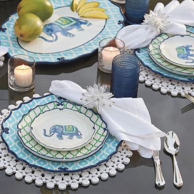 Kim Seybert Bamboo Rounds Placemats, Set of Four | Frontgate