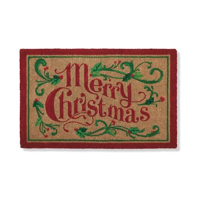 Merry Christmas Coco Door Mat | Frontgate