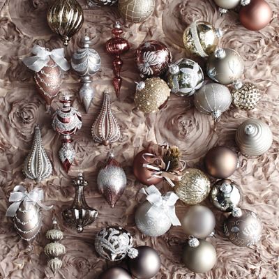 60-pc. Vintage Glamour Ornament Collection | Frontgate