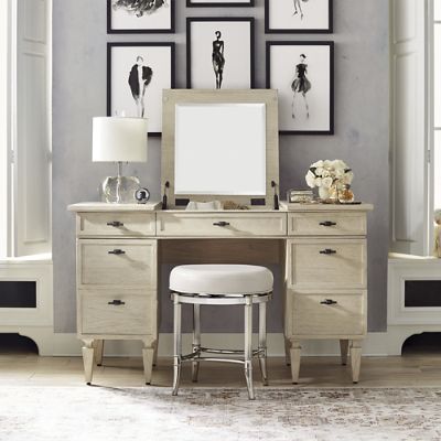 Bailey Swivel Vanity Stool Frontgate