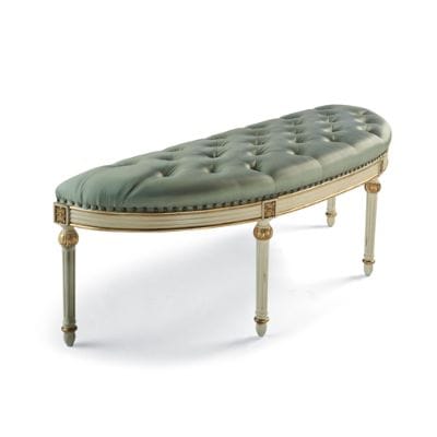 Gwen Demilune Bench | Frontgate