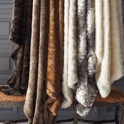 Estate Luxury Faux Fur Throw