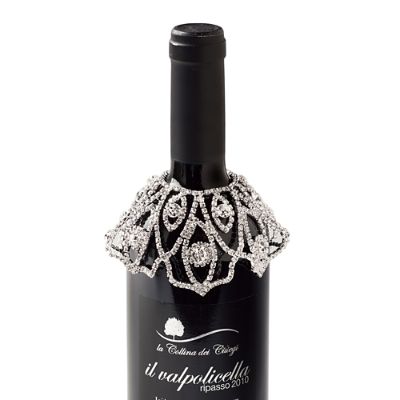 Holiday Crystal Wine Collar Frontgate