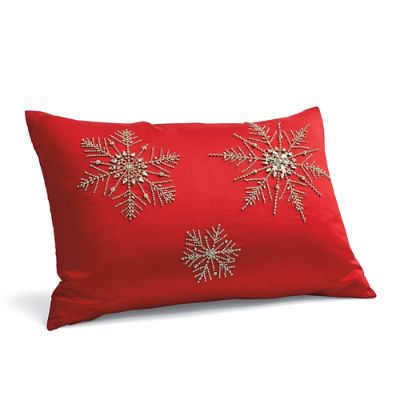 snowflake pillow