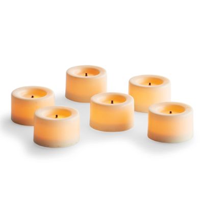Flameless Tea Lights, Set of Nine Frontgate
