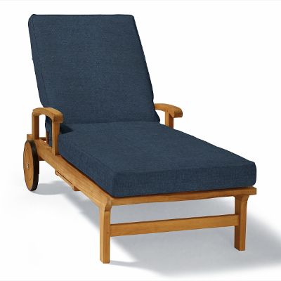 DoublePiped Outdoor Chaise Cushion Frontgate