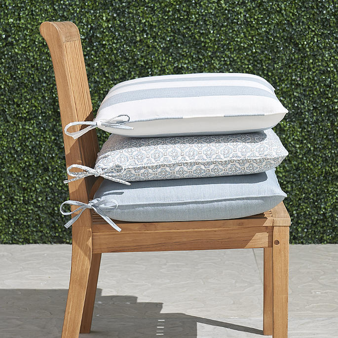 Single Piped Outdoor Chair Cushion, Frontgate Patio Furniture Cushions