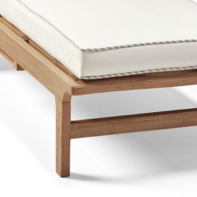 maid France cushion ドガ Double-piped Chaise Cushion with Cording & Sunbrella Fabric