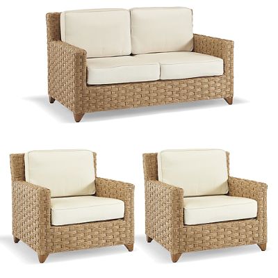 Sanibel 3pc. Loveseat Set Frontgate