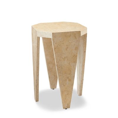 Mactan Stone Octagon Side Table Frontgate