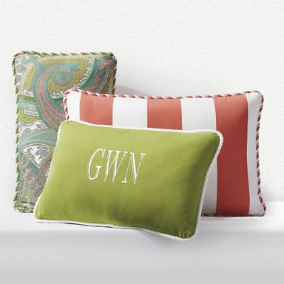 Outdoor Lumbar Pillow with Cording Frontgate